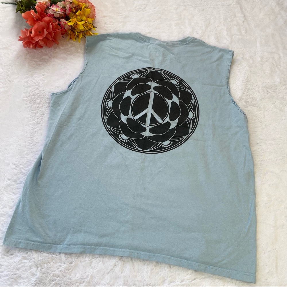 Scott Volkswagen Baby Blue Graphic Tank Top